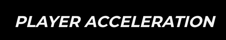 Player Acceleration Logo Black